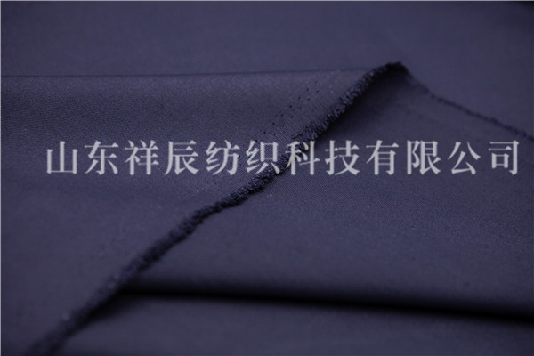 藏青缎背哔叽，T/R 80/20，380g/m
