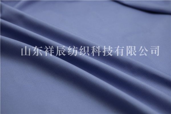 涤棉莱赛尔斜纹布-浅蓝