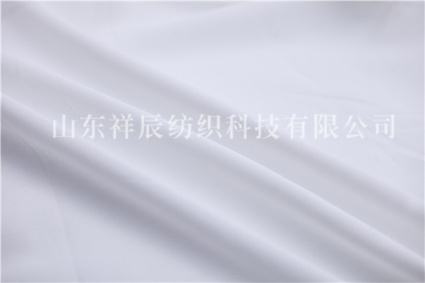 涤棉麻平纹绸-漂白